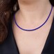 Collier en argent et Tanzanite (Gems en Vogue)