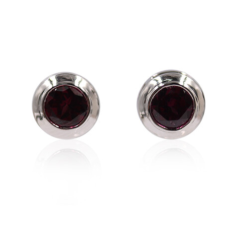 Tocantin-Granat-Silberohrringe