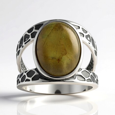 Bague en argent et Labradorite