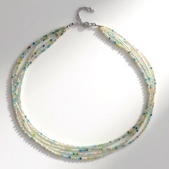 Collana in argento con Berillo Fancy