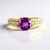 Anello in argento con Ametista del Marocco