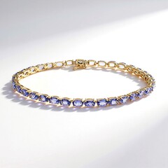 Bracciale in oro con Tanzanite AAA (CIRARI)