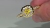 Anillo en plata con Zafiro Ceylon amarillo