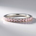 Anello in argento con Tormalina Rosa Nigeriana