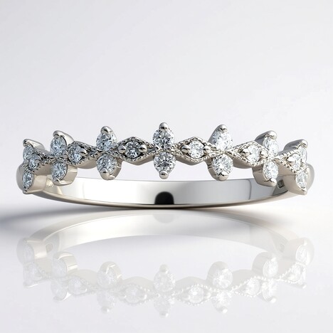 Bague en or et Diamant SI1 (H)