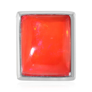 Colgante en plata con Ópalo rojo de Etiopía (MONOSONO COLLECTION)