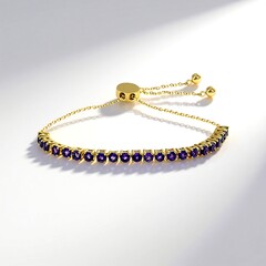 Bracciale in oro con Ametista