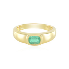 Anello in argento con Smeraldo Russo