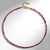 Collana in argento con Tormalina Rosa Nigeriana