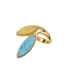 Anello in argento con Turchese