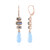 Pendientes en plata con Calcedonia azul (KM by Juwelo)