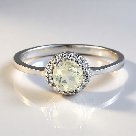 Anello in argento con Ortoclasio