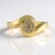 Anello in argento con Diamante Champagne I2 (Ornaments by de Melo)