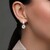 Boucles d'oreilles en argent et Zircon