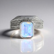 Bague en argent et Opale Welo (de Melo Essence)