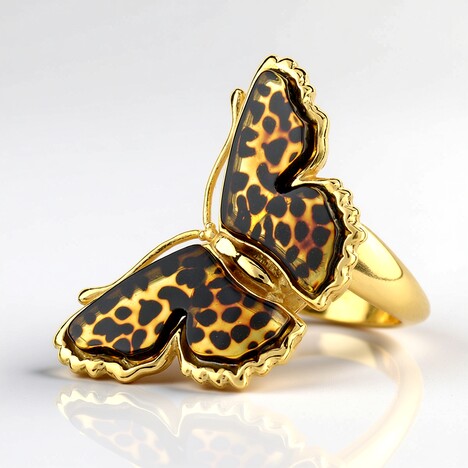 Anello in argento con Ambra Baltica (dagen)