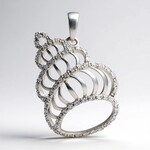 Ciondolo in argento con Zircone