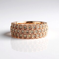 Anello in oro con Diamante Cioccolato I2 (SUHANA)