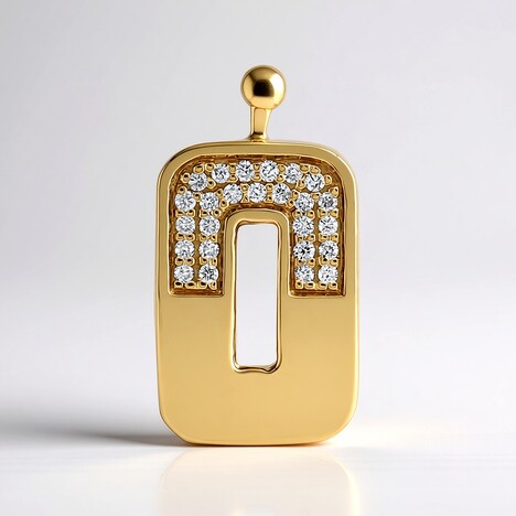 Accessorio in argento con Diamante SI1 (G) (Annette)