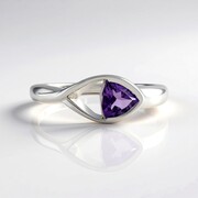 Marokkanischer Amethyst-Silberring