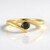 Anello in argento con Diamante Nero