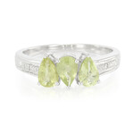 Kupfer-Turmalin-Silberring