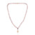 Collier en argent et Perle de culture d'eau douce orange (TPC)