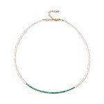 Collier en argent et Emeraude de Zambie