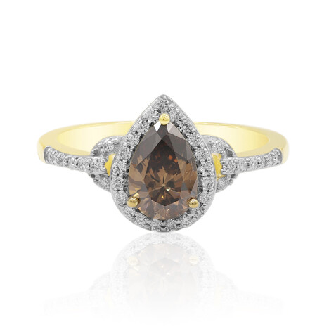 Anello in oro con Diamante Cognac d'Argyle SI1 (Mark Tremonti)