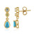 Boucles d'oreilles en argent et Turquoise Sleeping Beauty