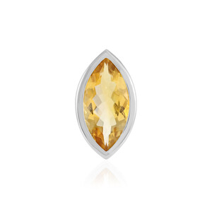 Colgante en plata con Citrino (MONOSONO COLLECTION)