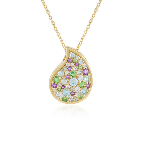 Collana in argento con Zircone Ratanakiri (KM by Juwelo)