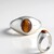 Anello in argento con Occhio di Tigre