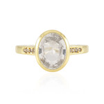 Zilveren ring met een zirkoon (Adela Silber)