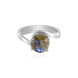 Anello in argento con Labradorite Blu Maniry (KM by Juwelo)