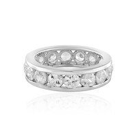 Zilveren ring met zirkonen