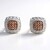 Orecchini in argento con Diamante Champagne