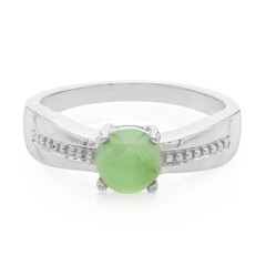 Imperial Chrysoprase Silver Ring