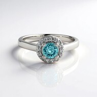 Anello in argento con Zircone Ratanakiri