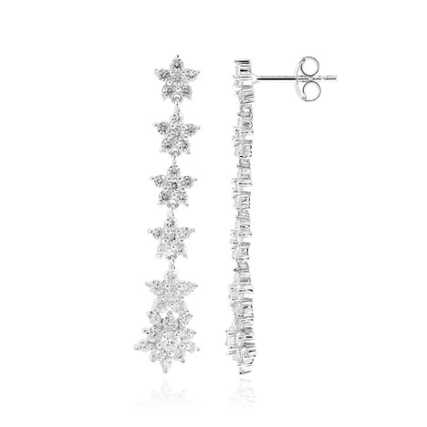 Boucles d'oreilles en argent et Zircon