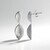 Orecchini in argento con Zircone (de Melo Essence)