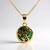 Collana in argento con Malachite