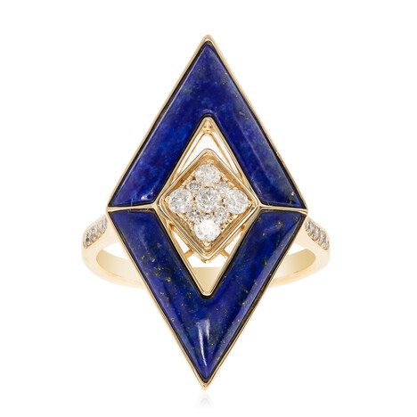 14K Lapis Lazuli Gold Ring (CIRARI)
