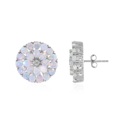 Orecchini in argento con Opale di Welo