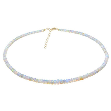 Collier en argent et Opale Welo