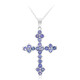 Collier en argent et Tanzanite