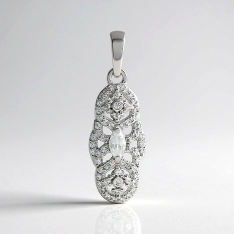 Ciondolo in argento con Zircone