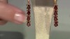 Pendientes en plata con Granate de Mozambique