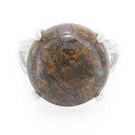 Anello in argento con Quarzo Dinosauro