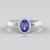 Anello in argento con Tanzanite (de Melo Essence)